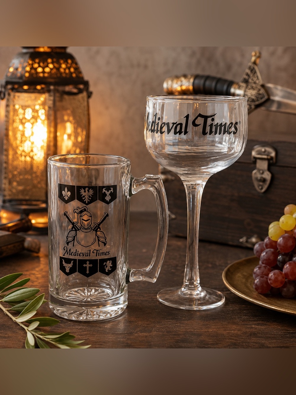 Two medieval times cups